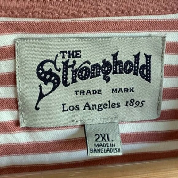 The Stronghold Striped T-Shirt Venice California Men’s 2XL - Picture 5 of 5